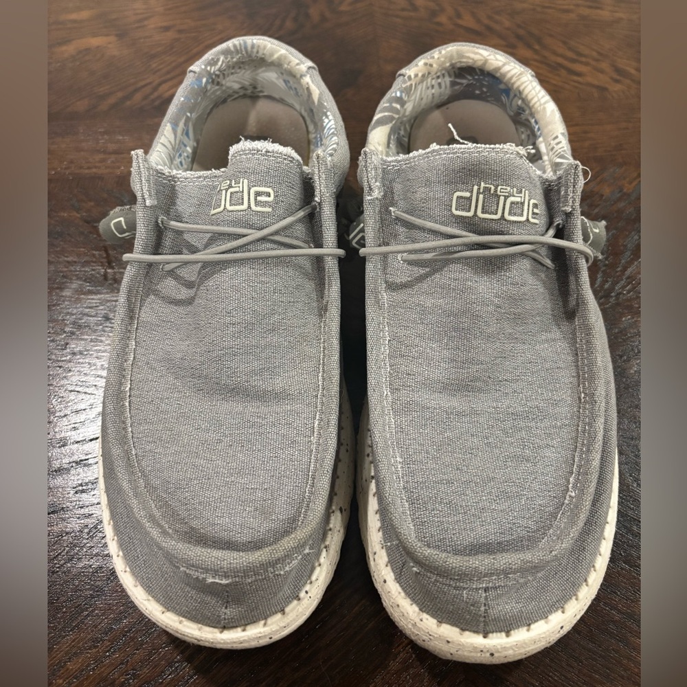 Hey Dude Light Gray Men's Loafers